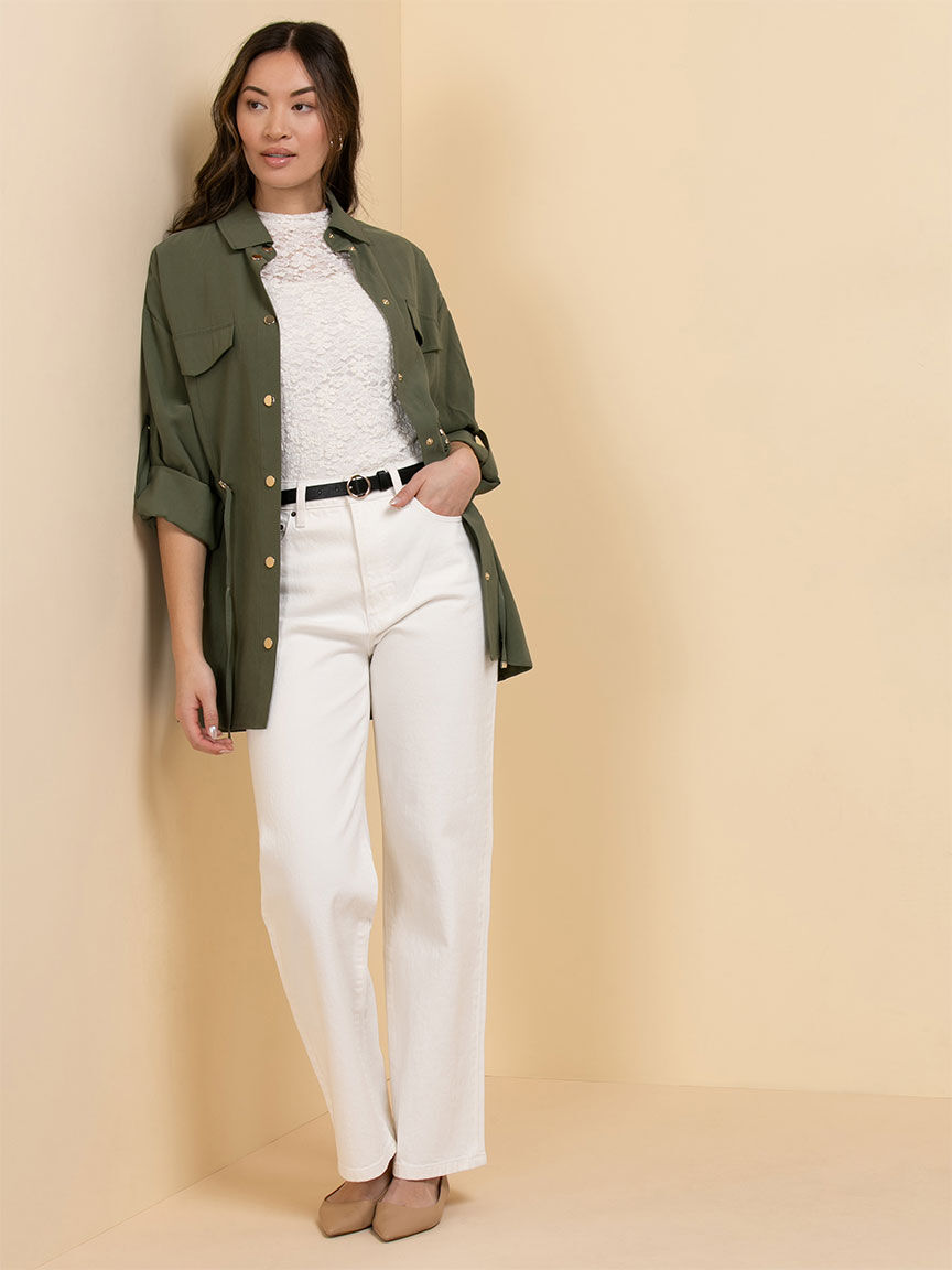 White topper jacket sale