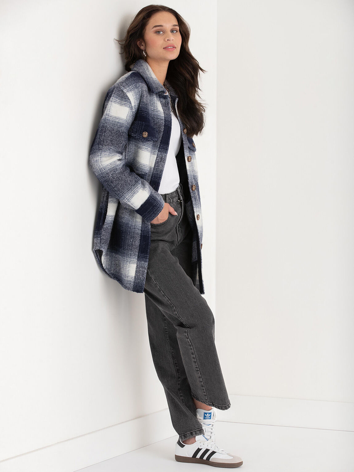 商品画像：Re:（アールイー）の「Wool blend knit Drizzler Jacket (Beige 3