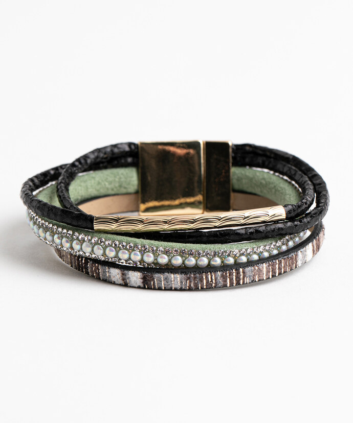 Multi-Strand Snap Bracelet Image 2