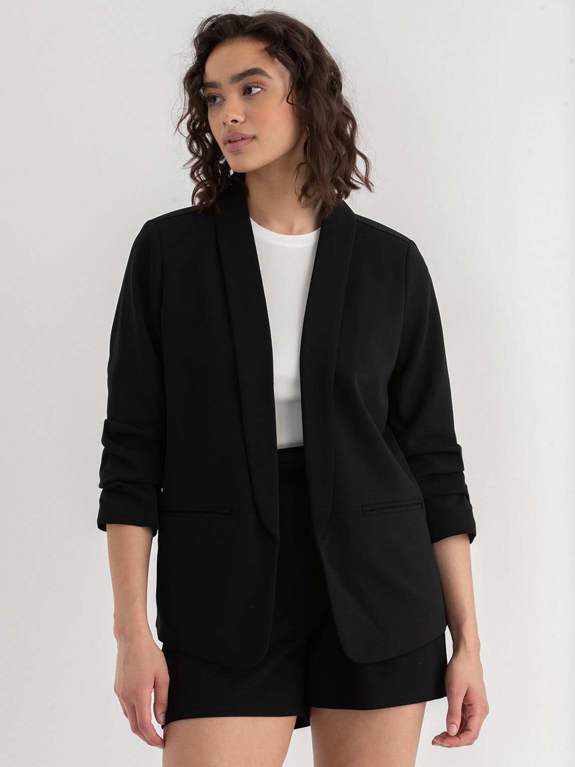 Shawl on sale collar blazer