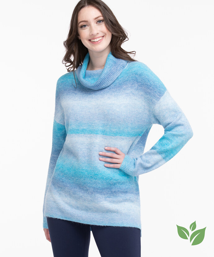 Eco-Friendly Cowl Neck Sweater Image 1