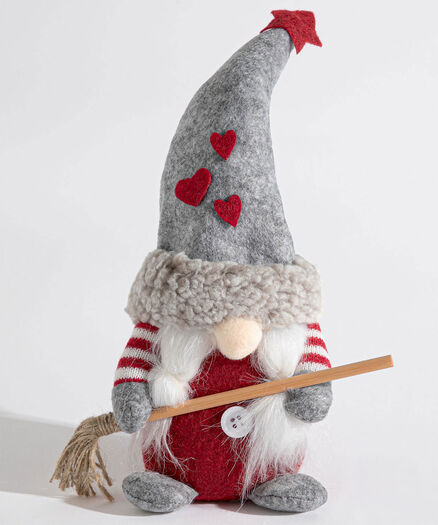 Weighted Gnome Decoration, Grey