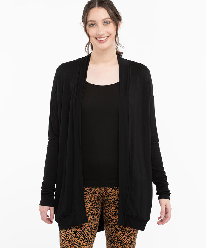 French Terry Lounge Cardi Image 4