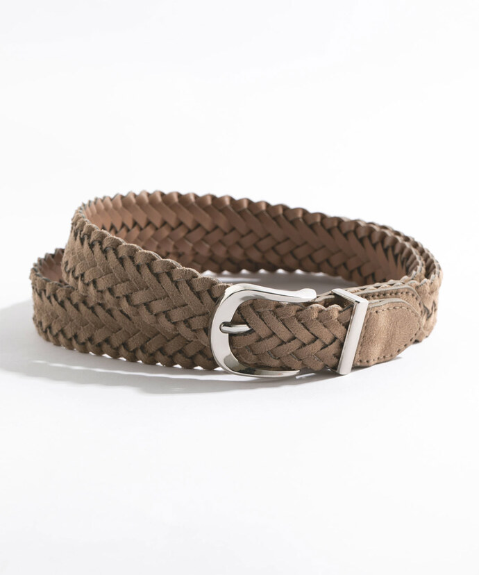 Faux Suede Braided Belt Image 2