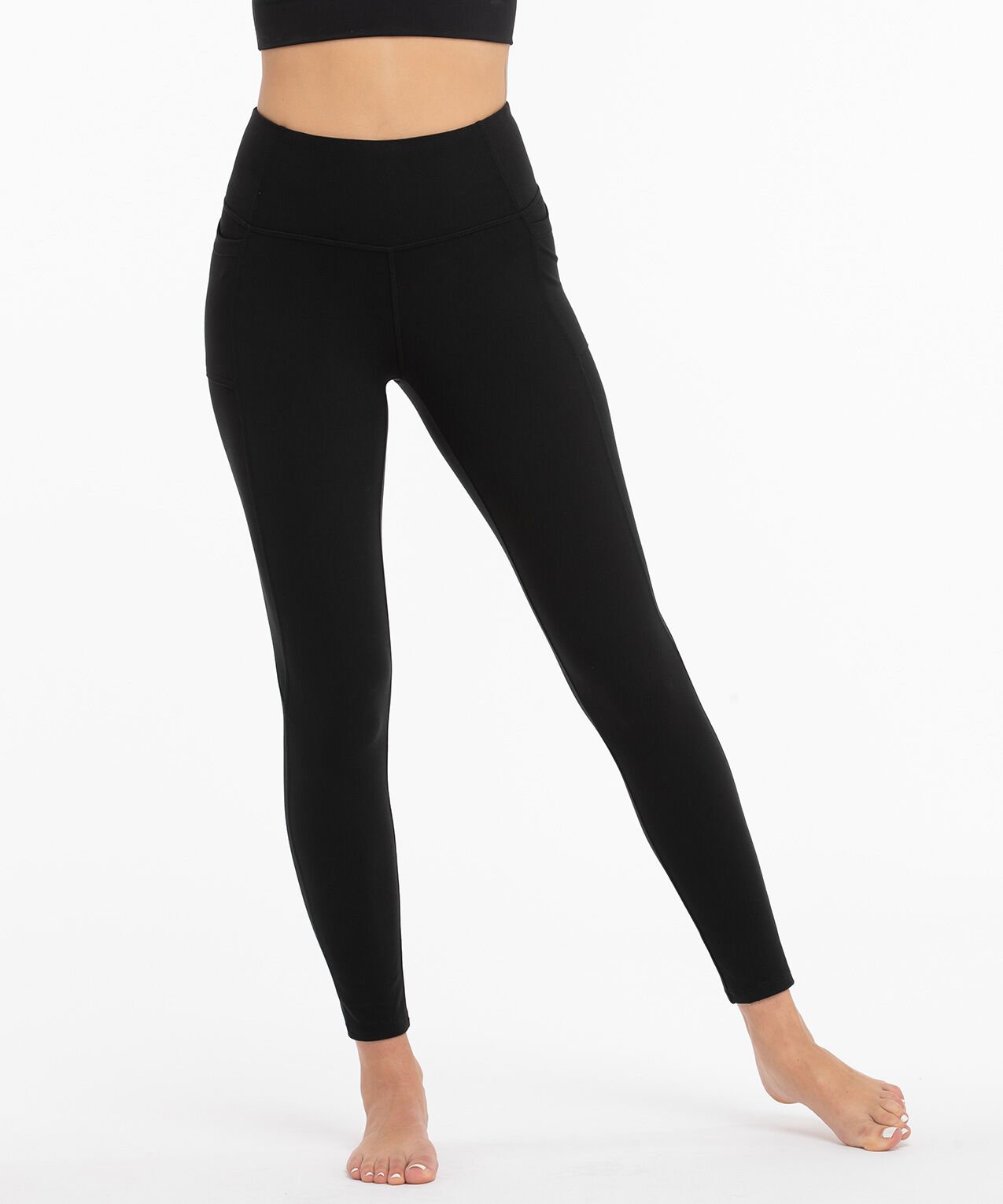 Short inseam on sale leggings