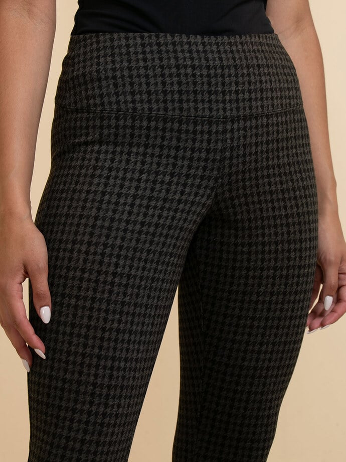 Leni Legging in Patterned Luxe Ponte Image 4