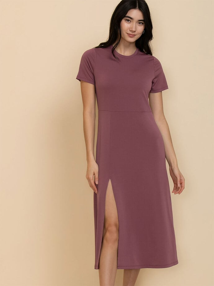Short Sleeve Midi Dress Image 5