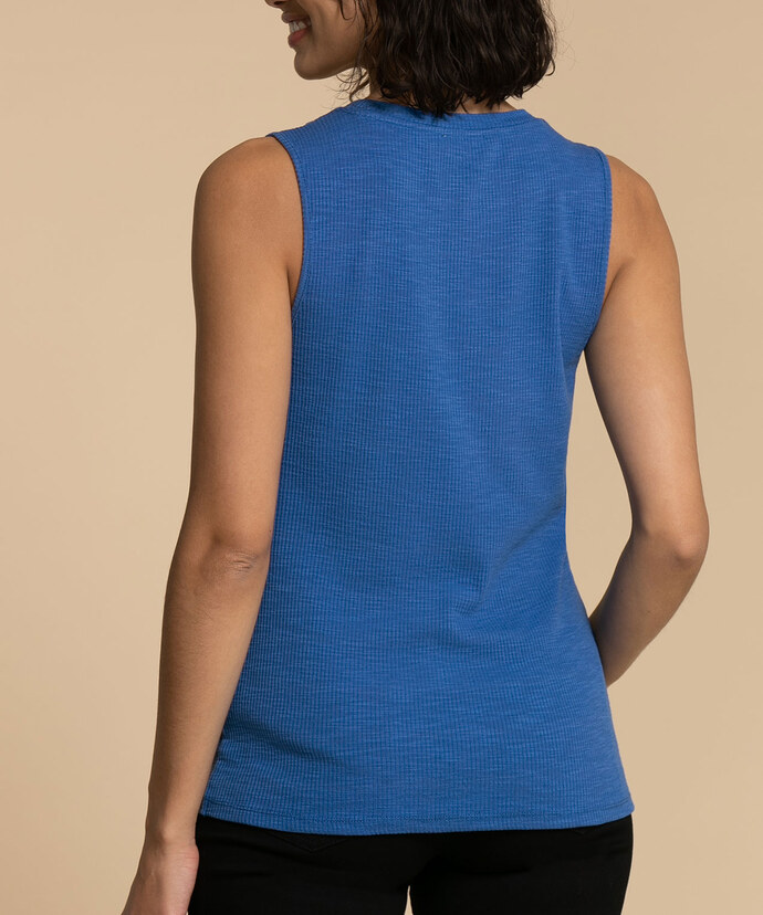Twist Front Top with Shoulder Cut-Outs Image 3