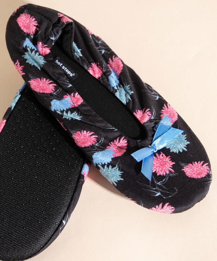 Floral Ballerina Slippers Image 2
