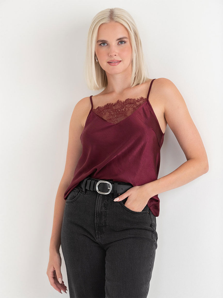 Satin Lace Camisole Rickis