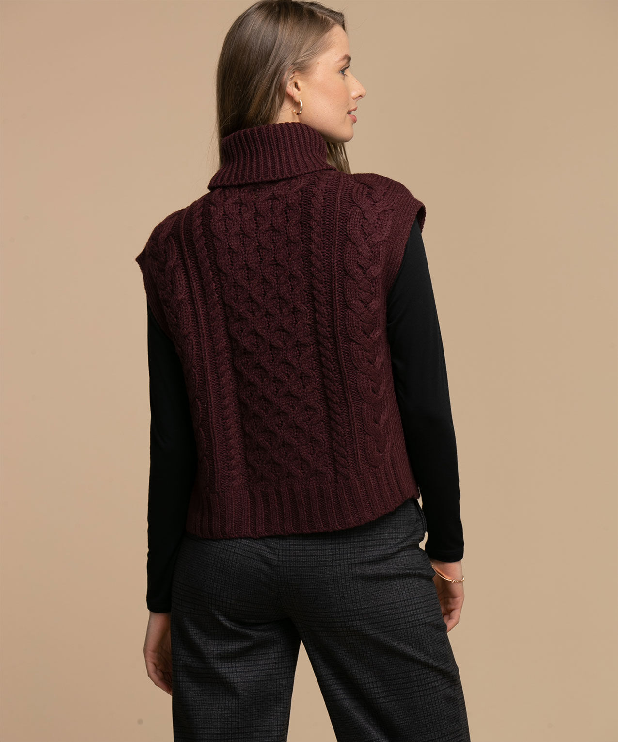 Cowl neck new arrivals sweater vest