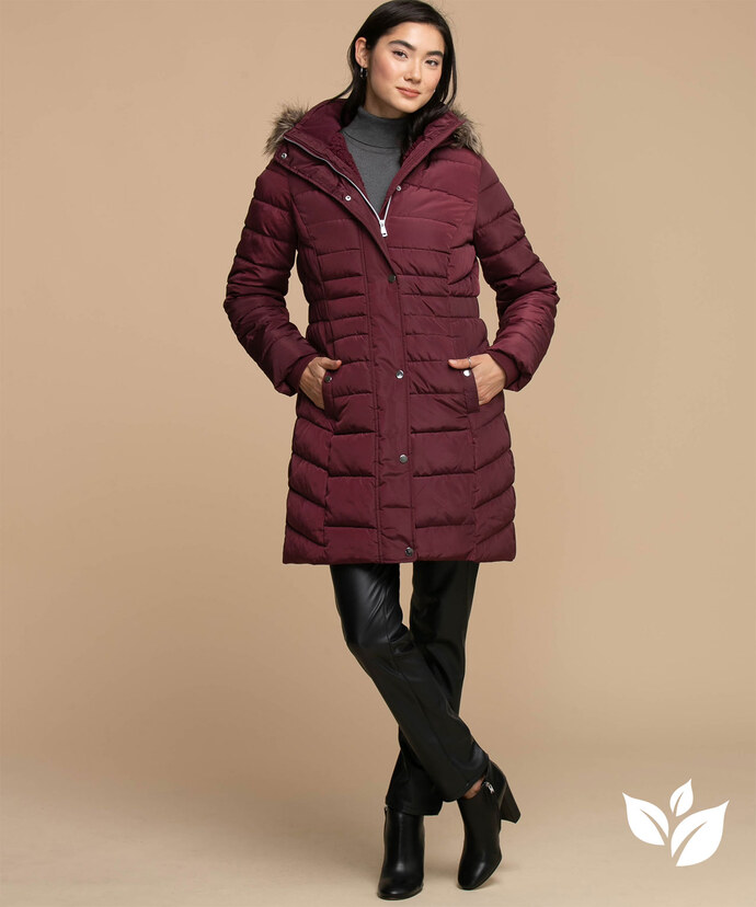 Eco-friendly Mid Length Puffer Parka Image 1