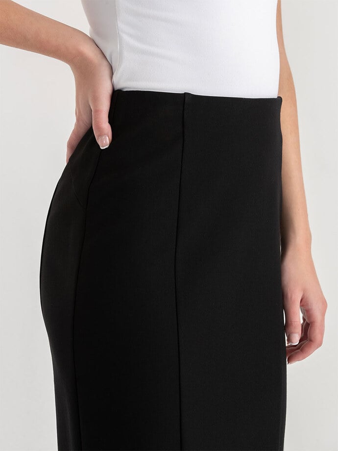 Pencil Skirt in Luxe Ponte Image 3