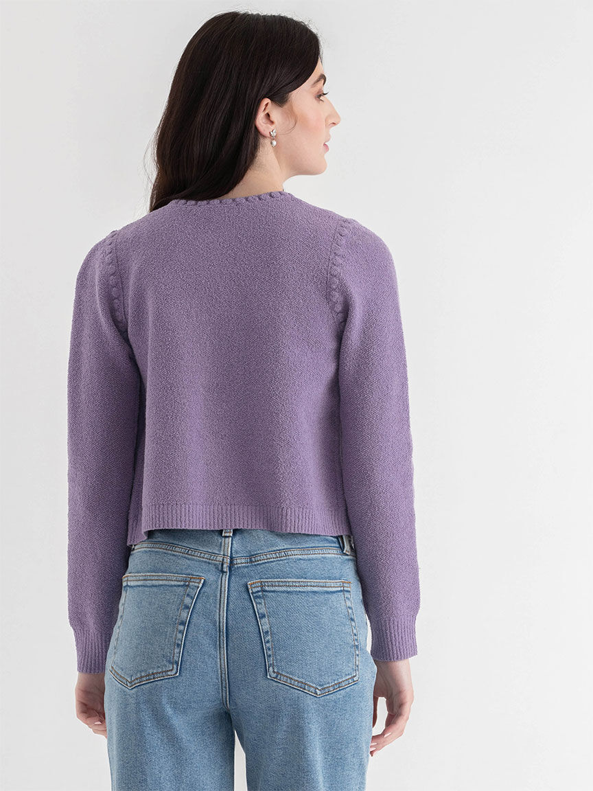 Boucle sweater top