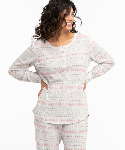 Winter Wishes Henley PJ Top, Winter Wishes