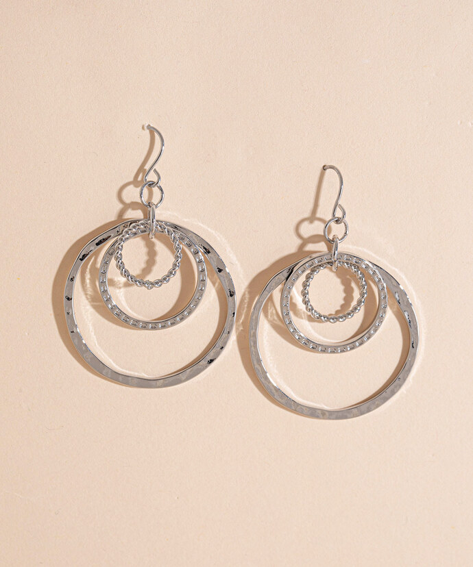 Drop Down Circular Chandelier Earrings Image 2