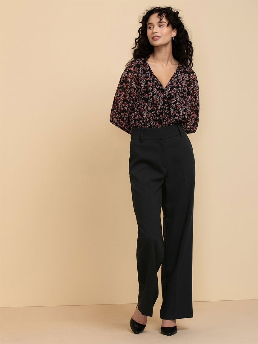 Wrap hot sale blouse bodysuit