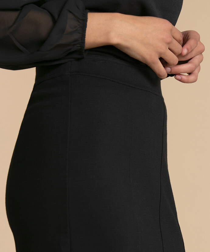 Midi Pencil Skirt with Flippy Hem Image 4