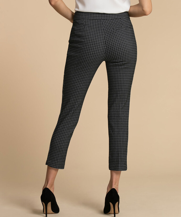 Jules & Leopold Slim Cropped Pant with Nautical Detail Image 4