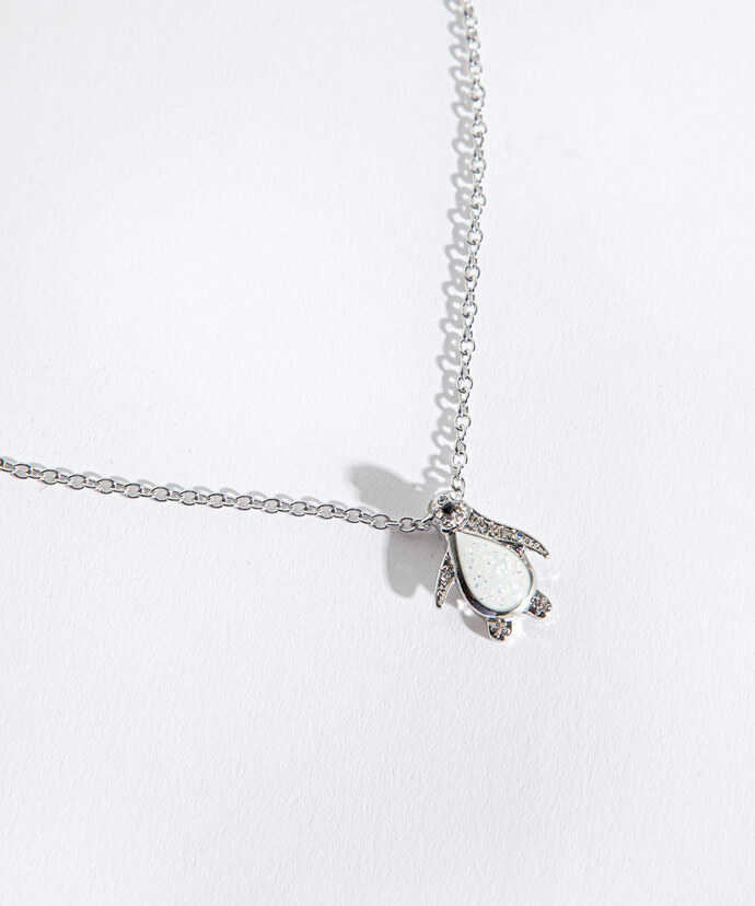 Tiny Penguin Pendant Necklace Image 1