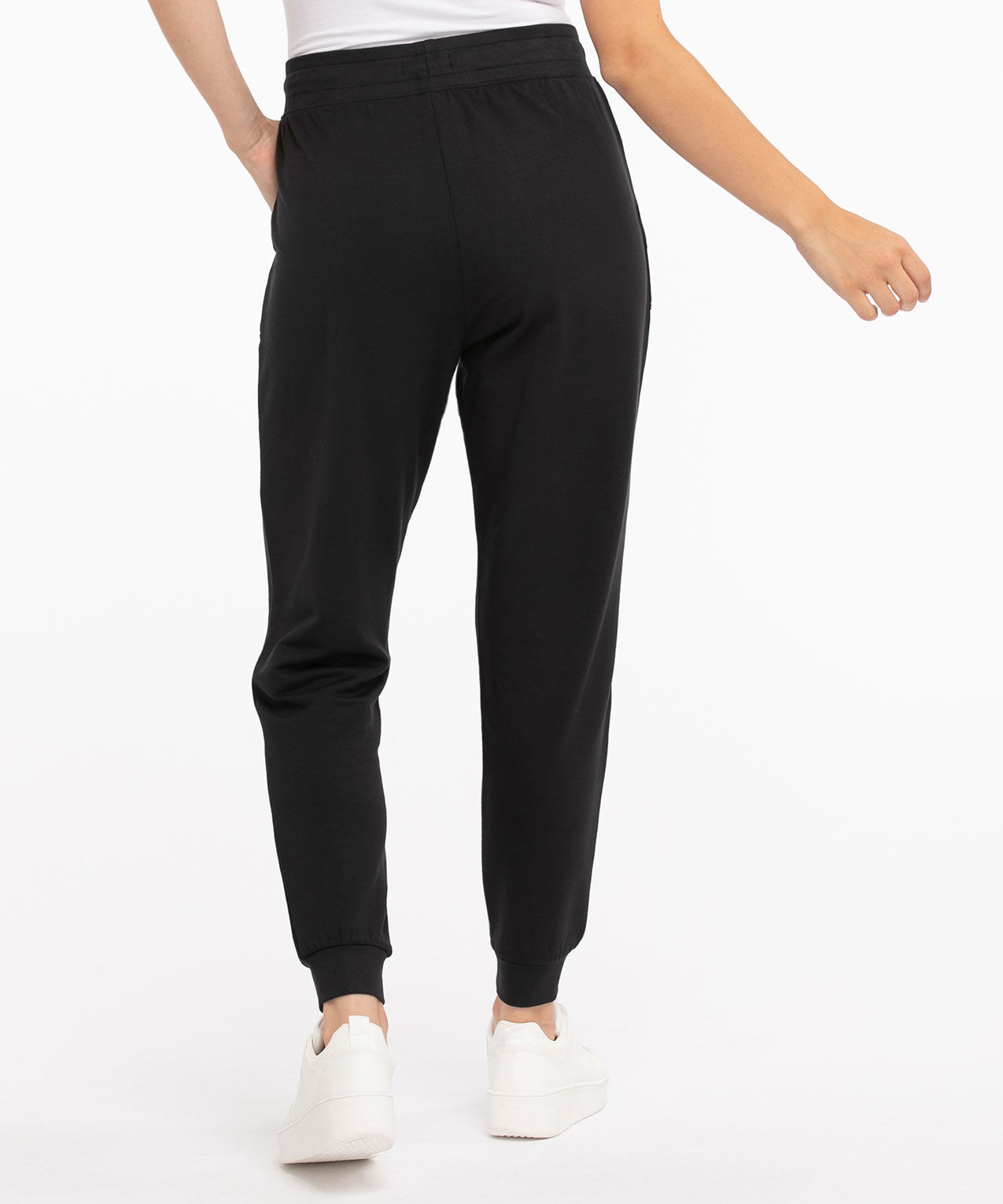Black Fleece Drawstring Jogger Rickis
