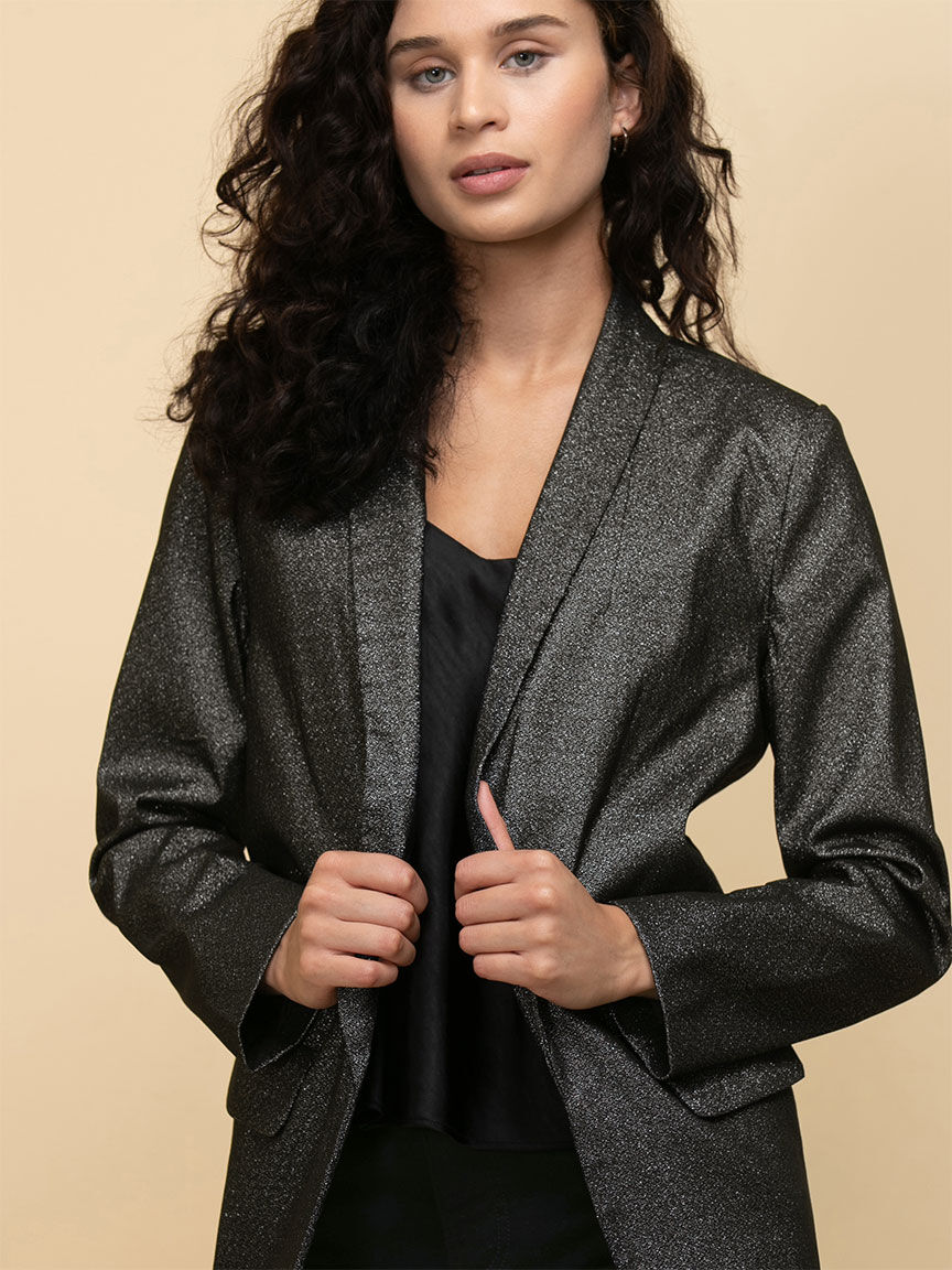 Shimmery blazer hotsell
