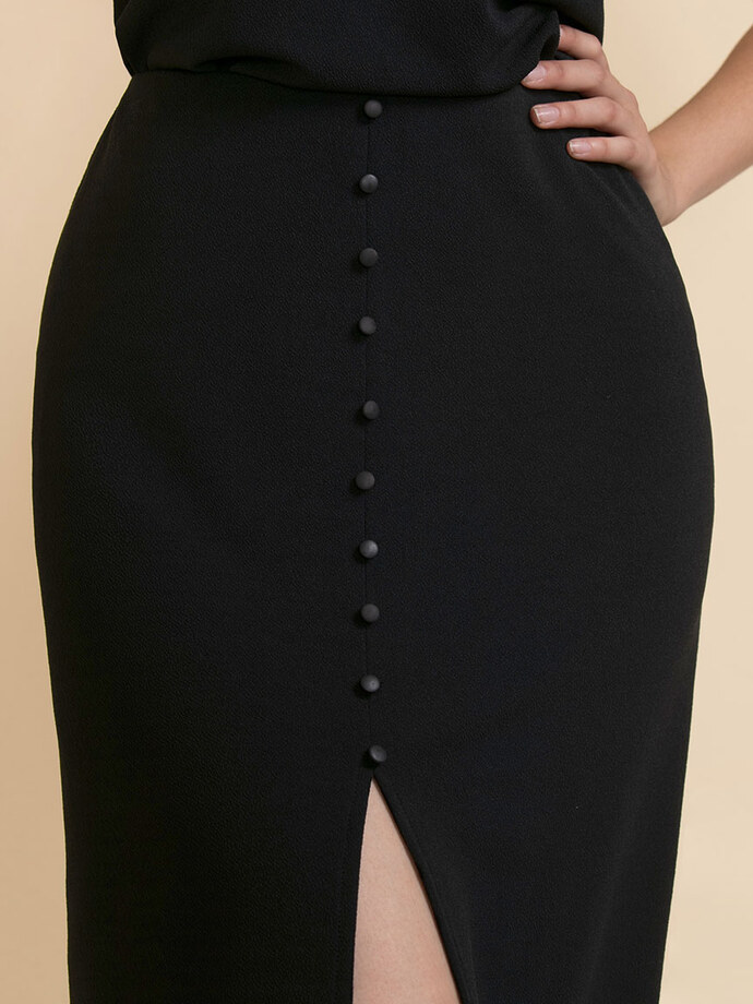 Button Front Skirt  Image 2