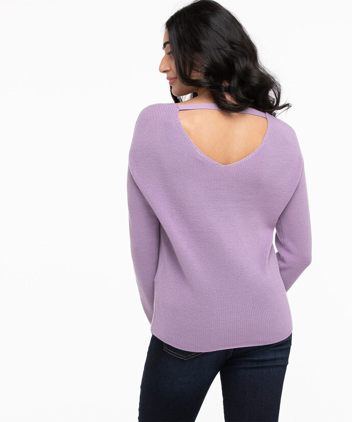 Eco-Friendly Knot Front Sweater Image 2