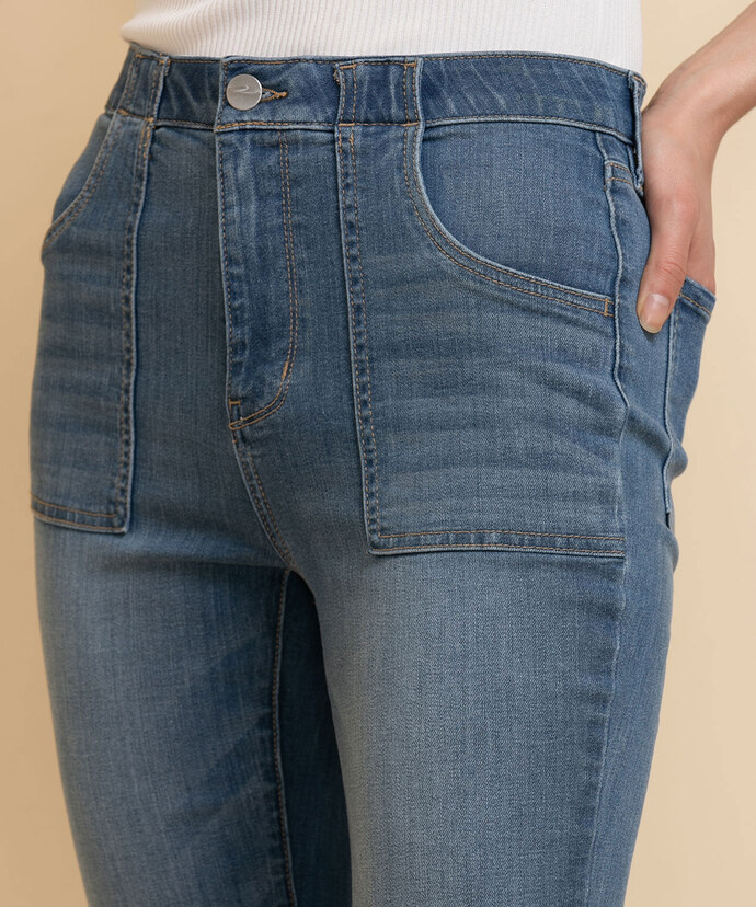 Frankie Flare Jean with Patch Pocket by LRJ Image 5