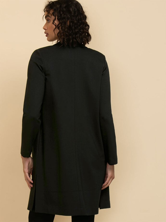 Long Line Jacket in Luxe Ponte Image 5