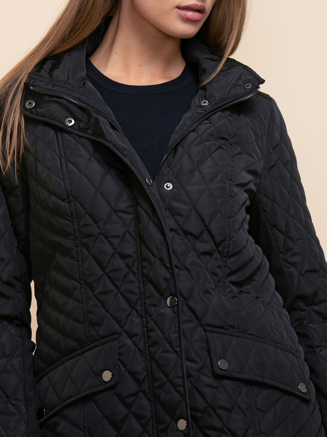 Quilted Jacket with Detachable Hood Rickis