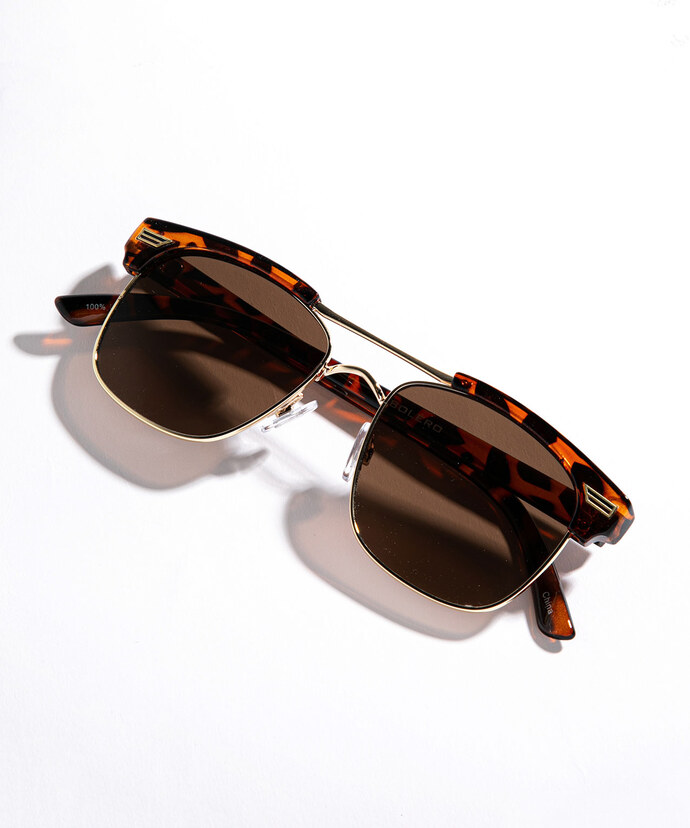 Tortoise Wayfarer Sunglasses Image 1