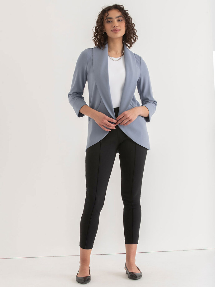 Alfie Pull-On Slim Pant in Microtwill  Image 3