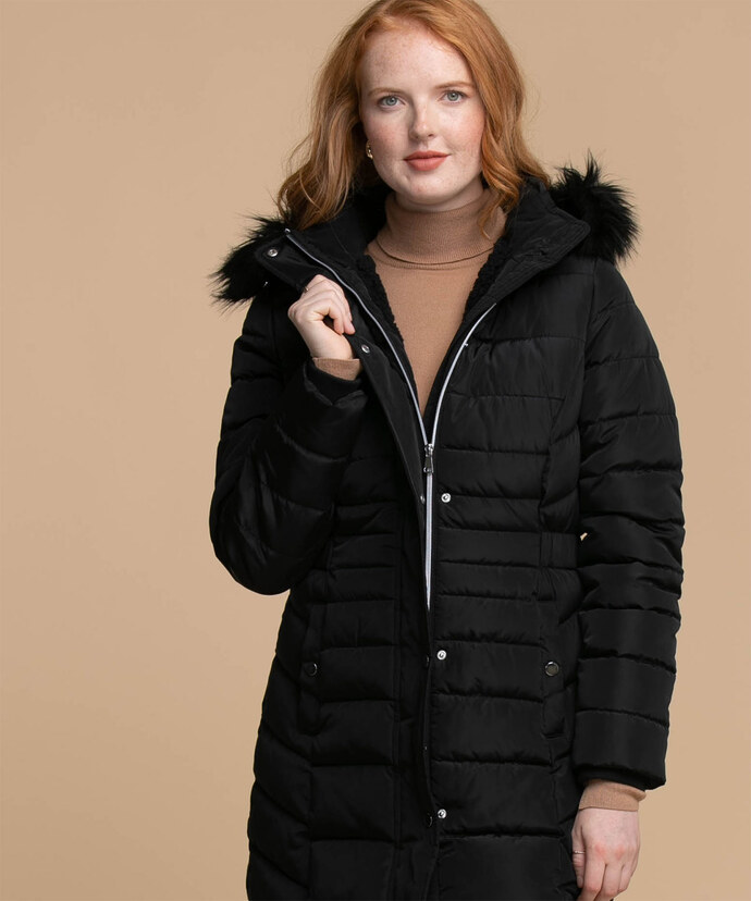 Eco-friendly Mid Length Puffer Parka Image 6