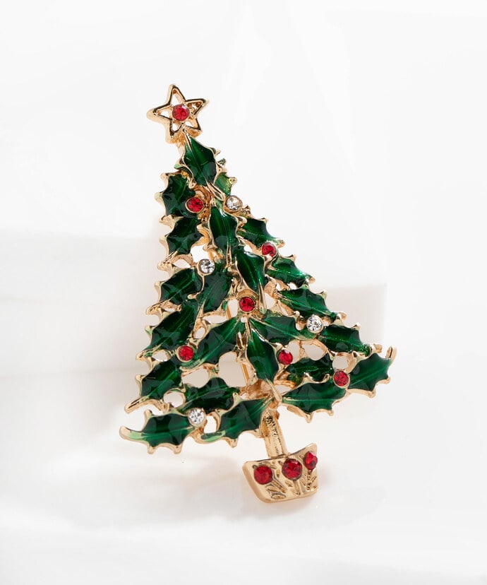 Christmas Tree Brooch Image 1
