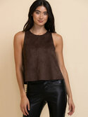 Faux Suede Tank Top Faux Suede Tank Top