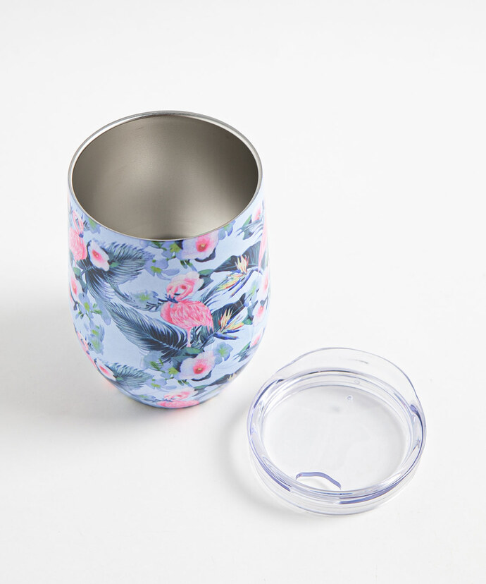 Patterned Insulated Wine Tumbler Image 2