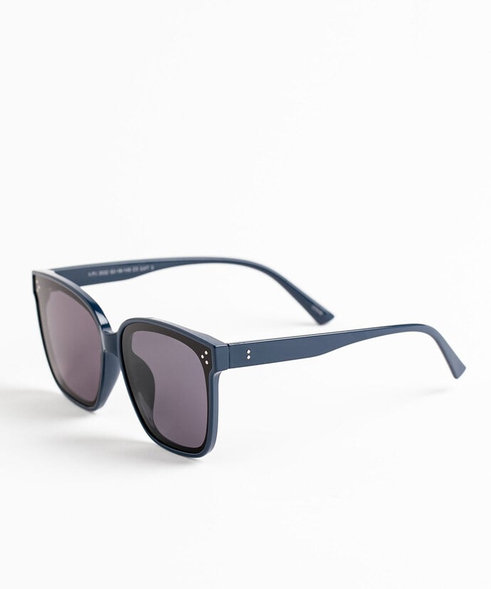 Blue Square Sunglasses Image 2
