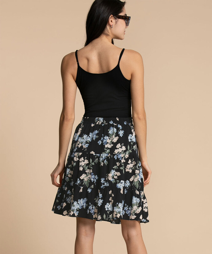 Eco-Friendly Tiered Knee-Length Skirt Image 6