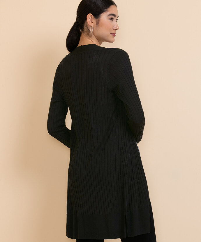 Ribbed Duster Cardigan Image 4
