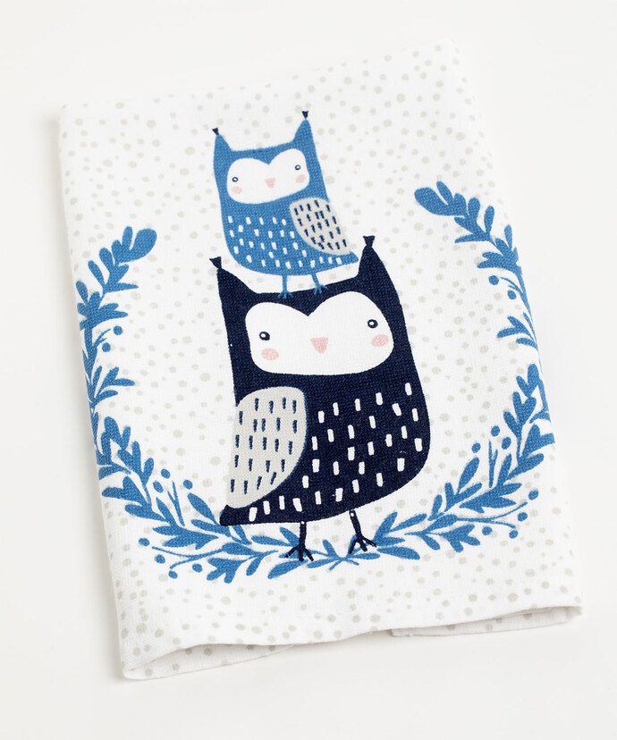 Nordic Owl Tea Towel Image 1