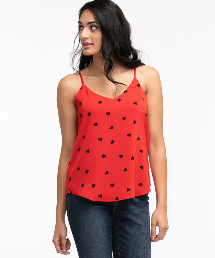 Strappy Double-Layer Tank Blouse Image 4
