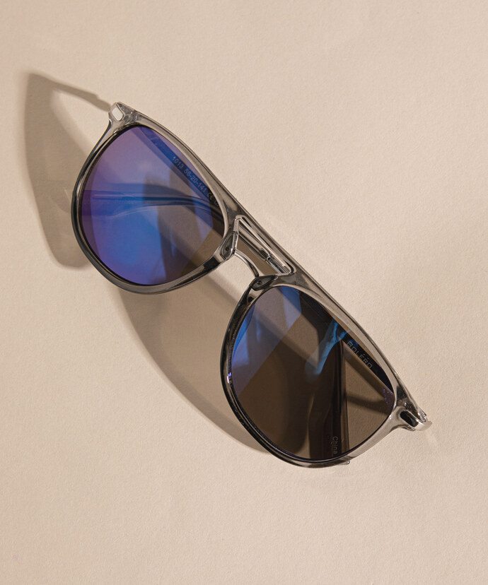 Grey Brow Bar Sunglasses Image 1