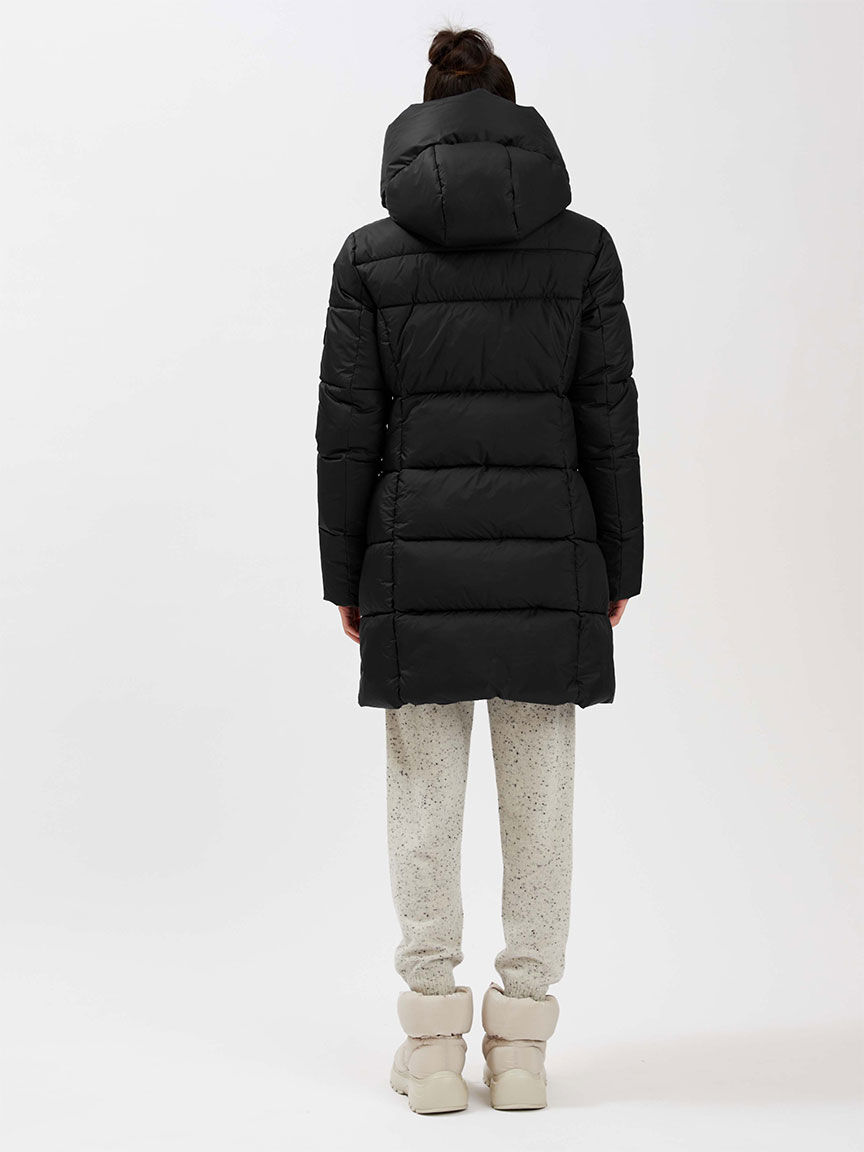 Hooded puffer clearance