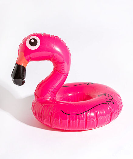 Inflatable Drink Holder, Pink Flamingo