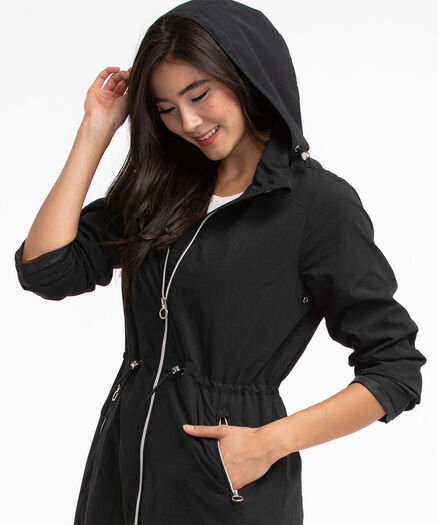 Anorak Backpack Jacket, Black Anorak Backpack Jacket, Black