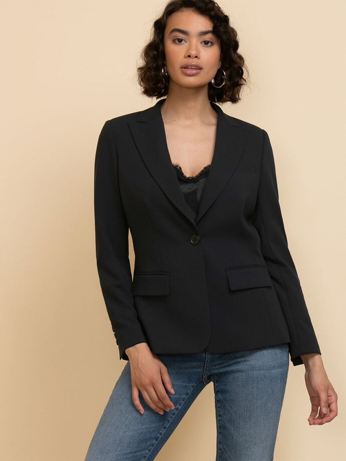 Cambridge Classic Suit Blazer in Luxe Tailored Image 5