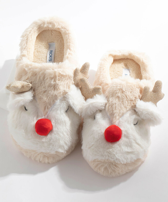 Reindeer Slippers Image 1