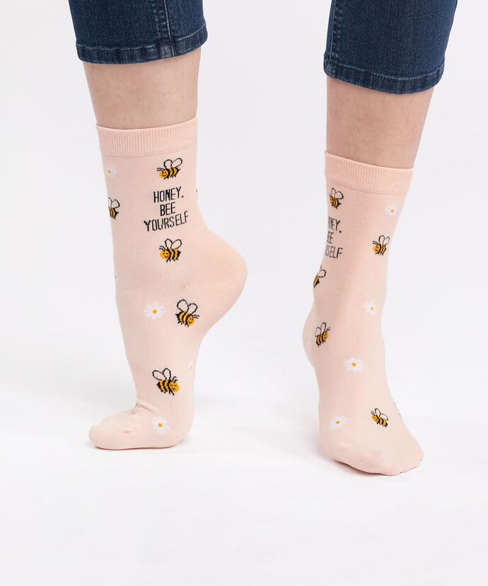 Honey Bee Yourself Socks