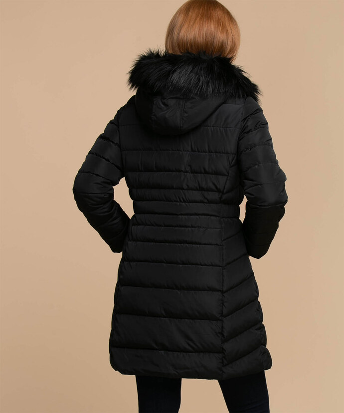 Eco-friendly Mid Length Puffer Parka Image 4
